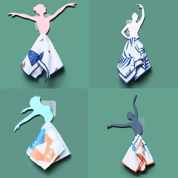 hooks & rails home hook creative diy ballet traceless rag multifunctional bathroom storage organizers
hooks & rails home hook creative diy ballet traceless rag multifunctional bathroom storage organizers