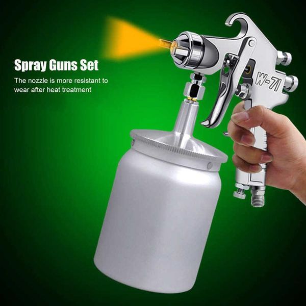 professional spray guns w-71 set lower pot sprayer paint tool for wall car door spraying 600cc 1.8mm 0.25-0.35mpa
professional spray guns w-71 set lower pot sprayer paint tool for wall car door spraying 600cc 1.8mm 0.25-0.35mpa
