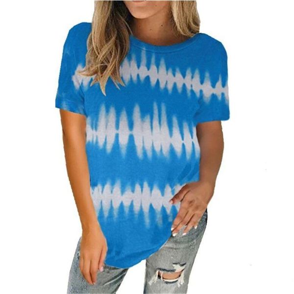 women's t-shirt summer tees t shirt tie dye loose printed short sleeve ladies casual tshirts women clothing, White
women's t-shirt summer tees t shirt tie dye loose printed short sleeve ladies casual tshirts women clothing, White