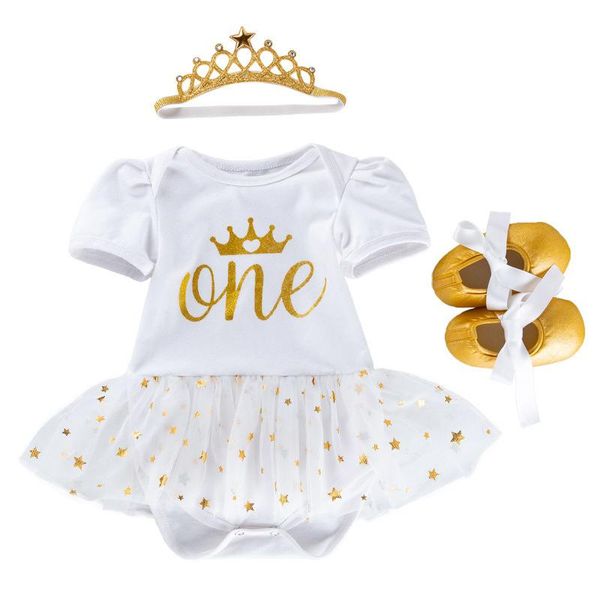 clothing sets baby jumpsuit cotton 1 year birthday rompers pettiskirt girl infant princess dress shoes headdress outfits costume, White
clothing sets baby jumpsuit cotton 1 year birthday rompers pettiskirt girl infant princess dress shoes headdress outfits costume, White