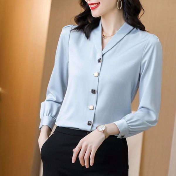 fashion silk shirts female casual long sleeve white blouse women clothing elegant streetwear office ladies solid 3xl q3447 women's blo 
fashion silk shirts female casual long sleeve white blouse women clothing elegant streetwear office ladies solid 3xl q3447 women's blo