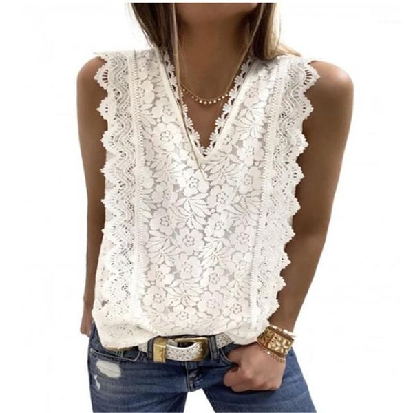 women's blouses & shirts women blouse tunic sleeveless lace shirt ol office ladies hollow party camisas blusas plus size, White
women's blouses & shirts women blouse tunic sleeveless lace shirt ol office ladies hollow party camisas blusas plus size, White