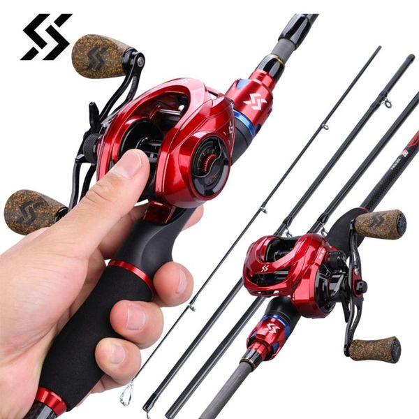 sougayilang 1.8m 2.1m fishing combo 4 sections carbon fiber rod and 9+1bb high speed 8:1 gear ratio reel set
sougayilang 1.8m 2.1m fishing combo 4 sections carbon fiber rod and 9+1bb high speed 8:1 gear ratio reel set