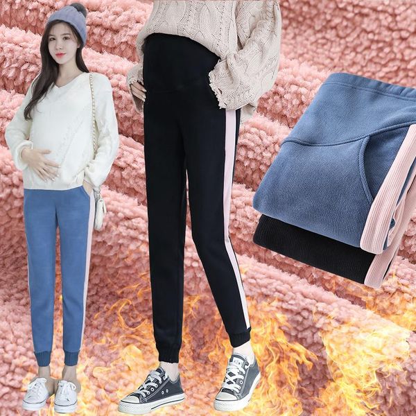 elastic waist belly pants clothes for pregnant women pregnancy trousers winter thicken warm plus velvet maternity 2021 bottoms, White
elastic waist belly pants clothes for pregnant women pregnancy trousers winter thicken warm plus velvet maternity 2021 bottoms, White