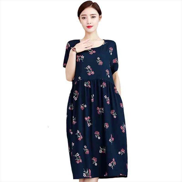 women summer dresses cotton casual o-neck vintage plus size women dress loose short sleeve dress xl-5xl, White
women summer dresses cotton casual o-neck vintage plus size women dress loose short sleeve dress xl-5xl, White