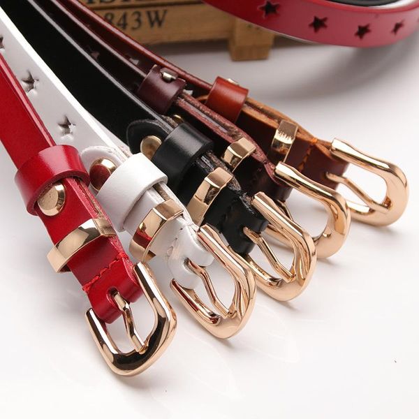 belts women genuine leather thin belt casual designer pin buckle for ladies hollow five-pointed star jeans waistband, Black;brown
belts women genuine leather thin belt casual designer pin buckle for ladies hollow five-pointed star jeans waistband, Black;brown
