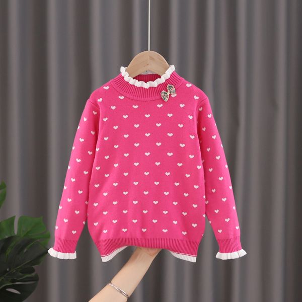 spring autumn baby girls sweaters knitwear children double sweater sweetheart pattern cotton ruffle half turtleneck kids sweater, White
spring autumn baby girls sweaters knitwear children double sweater sweetheart pattern cotton ruffle half turtleneck kids sweater, White