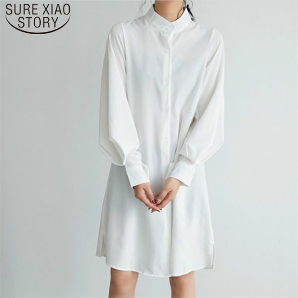 solid long sleeve fashion stand collar chiffon blouse lantern sleeves clothing blusas mujer de moda streetwear 5263 50 210506, White
solid long sleeve fashion stand collar chiffon blouse lantern sleeves clothing blusas mujer de moda streetwear 5263 50 210506, White