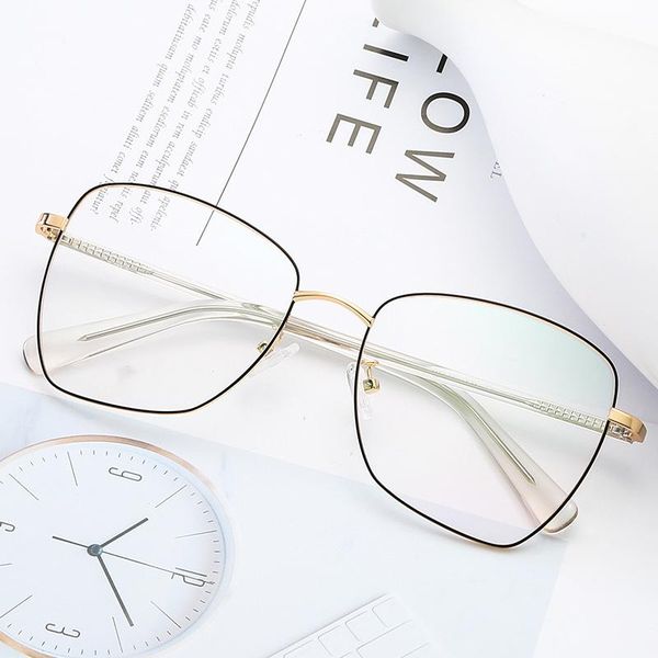 fashion sunglasses frames retro metal spectacle frame multilateral large comfortable and refined trend flat mirror., Black
fashion sunglasses frames retro metal spectacle frame multilateral large comfortable and refined trend flat mirror., Black