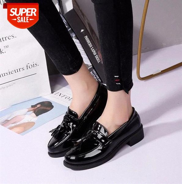 spring flats women shoes tassel loafers patent leather elegant low heels slip on footwear female pointed toe thick heel size 40 #ix7m
spring flats women shoes tassel loafers patent leather elegant low heels slip on footwear female pointed toe thick heel size 40 #ix7m
