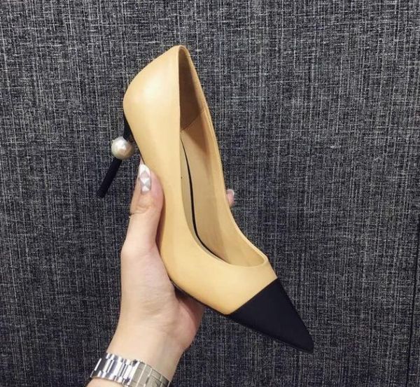 2021 fashionable pearl ultra high heel leather shoes sandals runway high heels 1, Black
2021 fashionable pearl ultra high heel leather shoes sandals runway high heels 1, Black