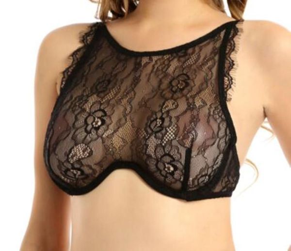 camisoles & tanks womens lace lingerie camis see-through underwire unlined bra adjustable straps brassiere nightwear, Black;white
camisoles & tanks womens lace lingerie camis see-through underwire unlined bra adjustable straps brassiere nightwear, Black;white