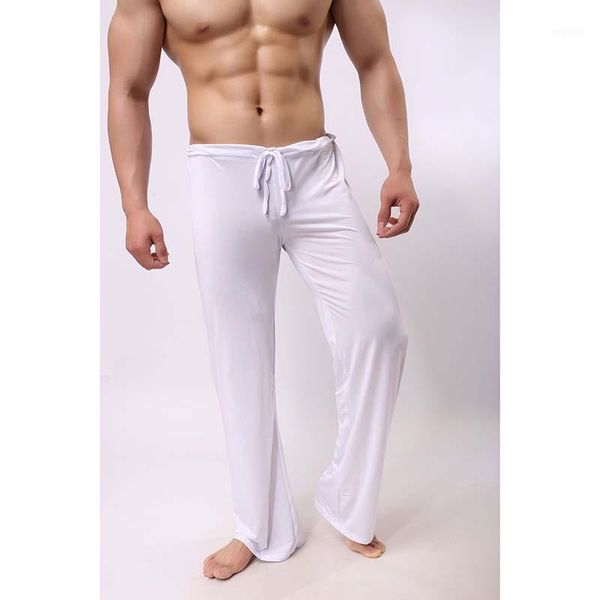 men's home straight trousers loose large size breathable cool man pajama pants silky comfortable yoga ice this summer sleepwear, Black;brown
men's home straight trousers loose large size breathable cool man pajama pants silky comfortable yoga ice this summer sleepwear, Black;brown