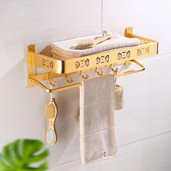 60cm space aluminum towel rack bathroom shelf hollow pattern toilet bath racks accessory set
60cm space aluminum towel rack bathroom shelf hollow pattern toilet bath racks accessory set