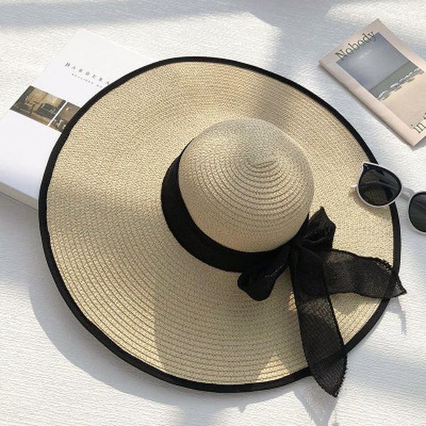 wide brim hats women summer big 15cm ribbon bow elegant sun straw dome beach outdoor protection panama, Blue;gray
wide brim hats women summer big 15cm ribbon bow elegant sun straw dome beach outdoor protection panama, Blue;gray