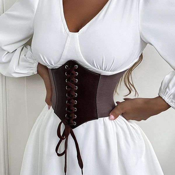belts women corset body shapewear slim girdle with elastic band bustiers adjustable wrap abdominal slimming support accessory, Black;brown
belts women corset body shapewear slim girdle with elastic band bustiers adjustable wrap abdominal slimming support accessory, Black;brown