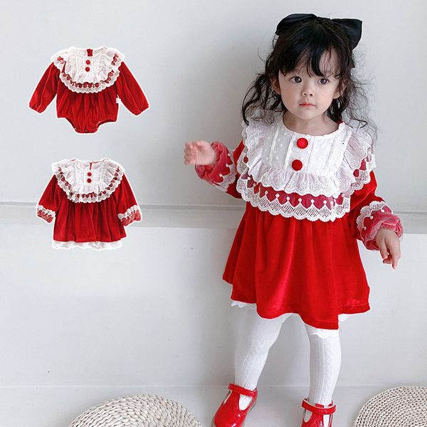 girls' dresses girl long sleeve veet spanish children christmas new year clothes baby infant red romper sisters matching outfit, Red;yellow
girls' dresses girl long sleeve veet spanish children christmas new year clothes baby infant red romper sisters matching outfit, Red;yellow