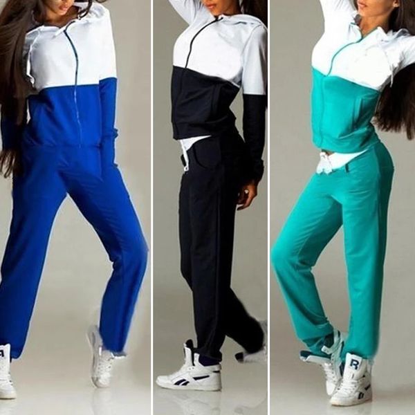 tracksuits women spring autumn casual long sleeve hooded sweatshirts drawstring waist pants two pieces tracksuit suit women's set, Gray
tracksuits women spring autumn casual long sleeve hooded sweatshirts drawstring waist pants two pieces tracksuit suit women's set, Gray
