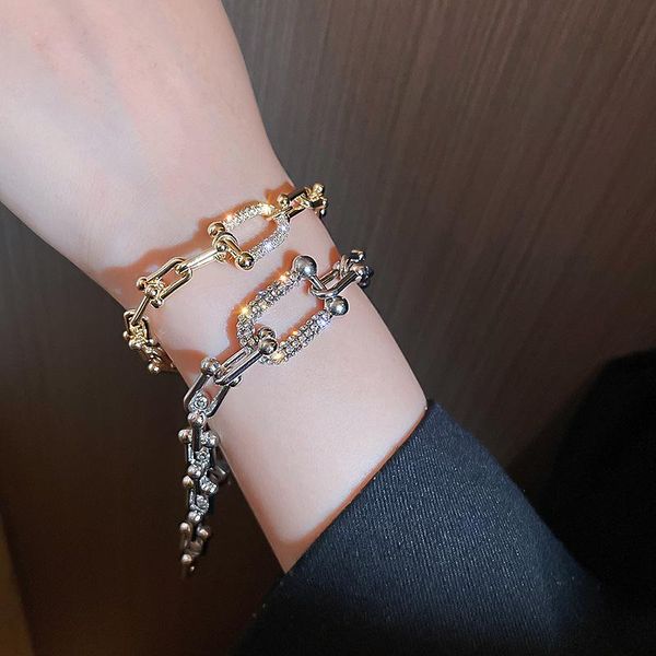 bangle zircon chain hip hop lock bracelets for women girls bracelet ins baroque metal texture hand jewelry accessories wholesale, Black
bangle zircon chain hip hop lock bracelets for women girls bracelet ins baroque metal texture hand jewelry accessories wholesale, Black