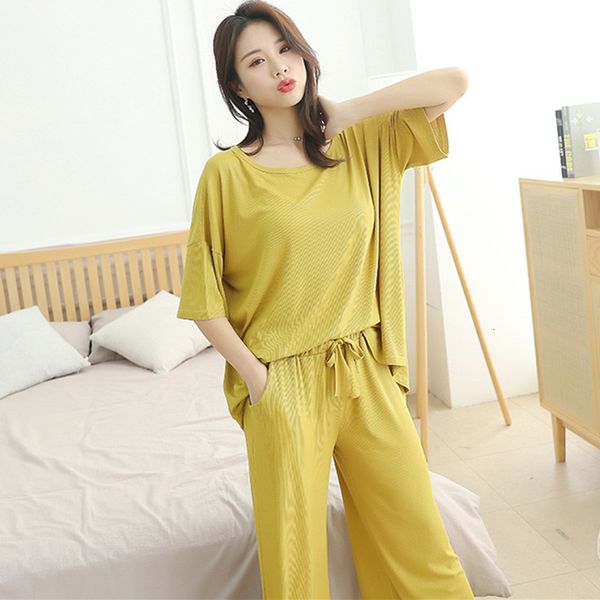 women's sleepwear large size home suit female summer fat mm loose short-sleeved shirt+nine-point casual pants pajamas two-piece se, Black;red
women's sleepwear large size home suit female summer fat mm loose short-sleeved shirt+nine-point casual pants pajamas two-piece se, Black;red