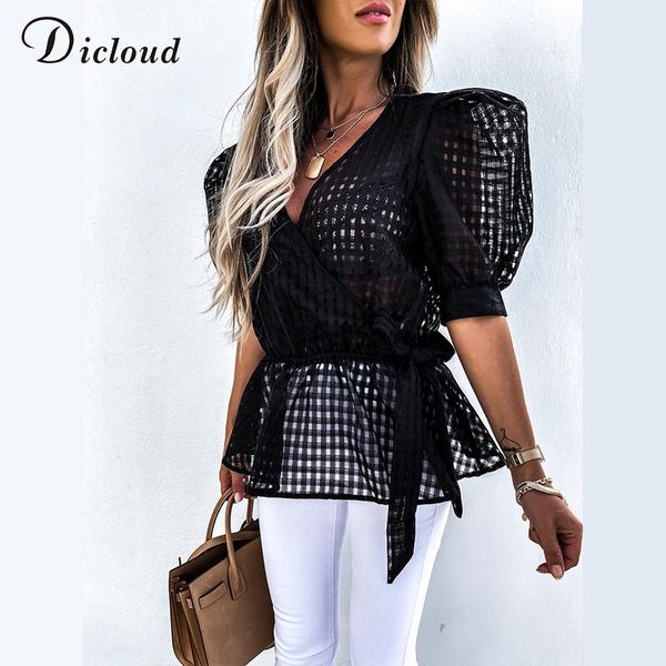 women's blouses & shirts dicloud puff sleeve hollow out summer 2021 fashion black wrap shirt flare babydoll ladies clothing, White
women's blouses & shirts dicloud puff sleeve hollow out summer 2021 fashion black wrap shirt flare babydoll ladies clothing, White
