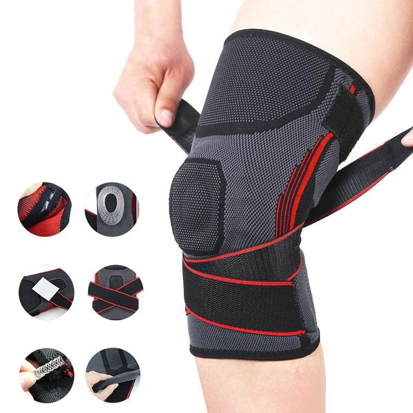 elbow & knee pads 1 pcs anti collision support sports winding strap compression volleyball rodilleras basketball protective gear, Black;gray
elbow & knee pads 1 pcs anti collision support sports winding strap compression volleyball rodilleras basketball protective gear, Black;gray