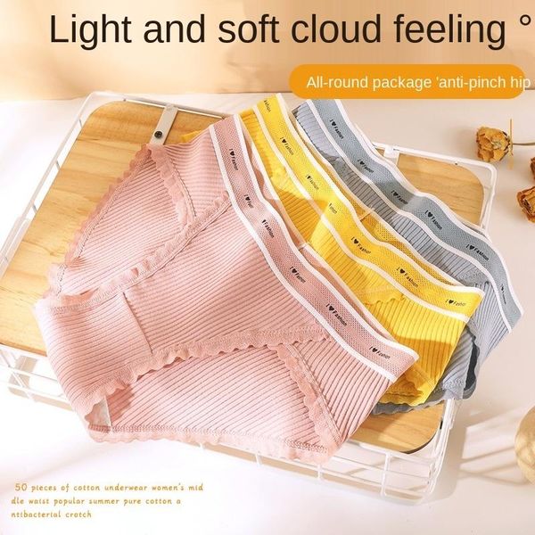women's panties cotton underwear soft seamless underpants solid mid waist briefs comfort breathable lingerie female panty -xl, Black;pink
women's panties cotton underwear soft seamless underpants solid mid waist briefs comfort breathable lingerie female panty -xl, Black;pink