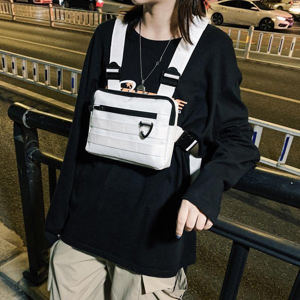 reflective streetwear tactical vest chest bags hip hop crossbody techwear pack men women punk waist bag fanny casual package
reflective streetwear tactical vest chest bags hip hop crossbody techwear pack men women punk waist bag fanny casual package