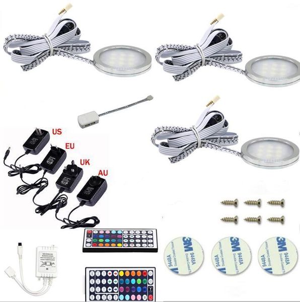 color changing led under cabinet puck lights with remote dimmable for home kitchen counter furniture decoration lighting light
color changing led under cabinet puck lights with remote dimmable for home kitchen counter furniture decoration lighting light