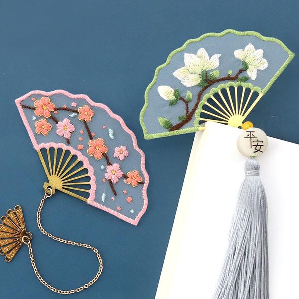 bookmark diy chinese style fan shape embroidery material kit cotton thread flowers cross stitch tassel needlework craft
bookmark diy chinese style fan shape embroidery material kit cotton thread flowers cross stitch tassel needlework craft