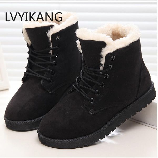boots women winter shoes woman super warm snow ankle for female botas mujer plush booties, Black
boots women winter shoes woman super warm snow ankle for female botas mujer plush booties, Black