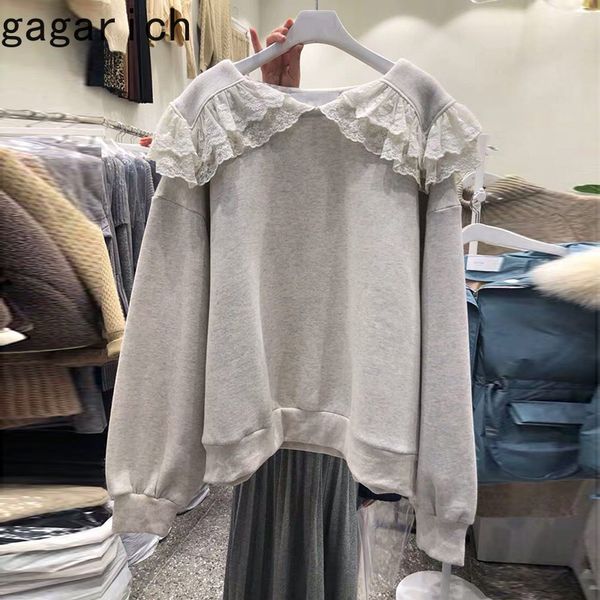 gagarich long sleeve hoodies women solid lace sailor collar students korean chic autumn thick loose casual female sweatershirts 210317, White
gagarich long sleeve hoodies women solid lace sailor collar students korean chic autumn thick loose casual female sweatershirts 210317, White
