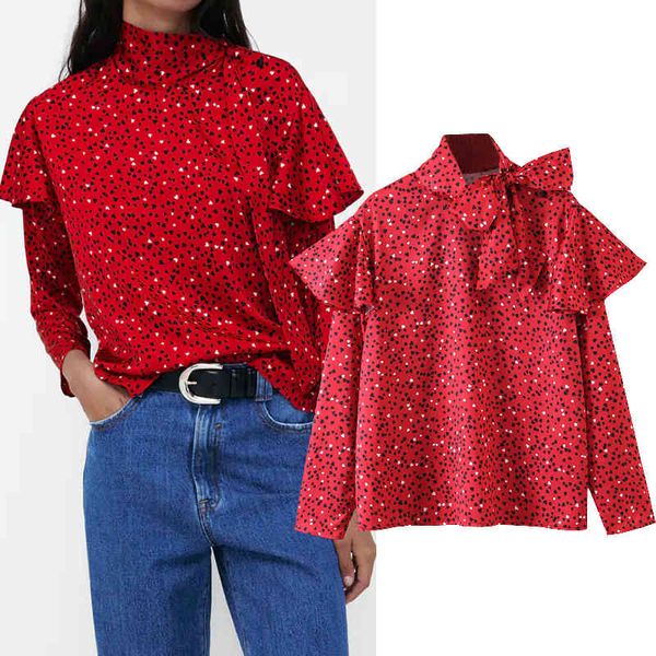 women's blouses & shirts new fashion women bow tie heart printing chiffon shirt long sleeve shirt casual loose l3wz, White
women's blouses & shirts new fashion women bow tie heart printing chiffon shirt long sleeve shirt casual loose l3wz, White