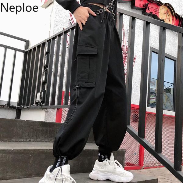 women's pants & capris neploe cargo female loose harajuku style spring 2029 streetwear hip hop drawstring bottoms casual long trousers, Black;white
women's pants & capris neploe cargo female loose harajuku style spring 2029 streetwear hip hop drawstring bottoms casual long trousers, Black;white