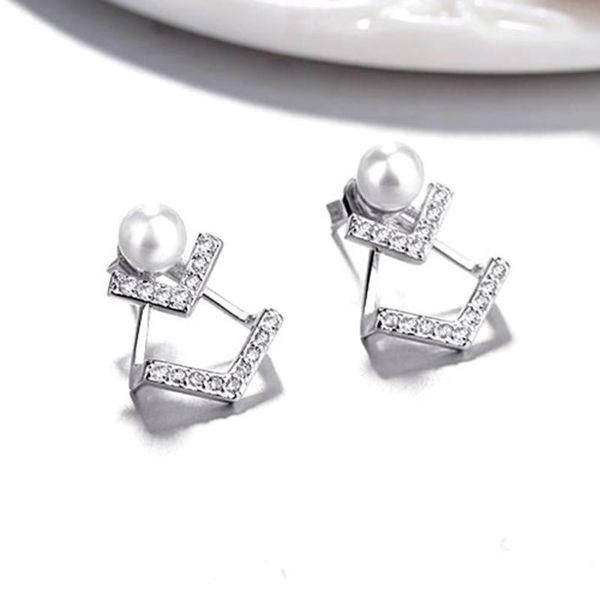 stud meyrroyu 925 sterling silver japanese and korean style pearl earrings fashion geometric ladies engagement party gift jewelry, Golden;silver
stud meyrroyu 925 sterling silver japanese and korean style pearl earrings fashion geometric ladies engagement party gift jewelry, Golden;silver