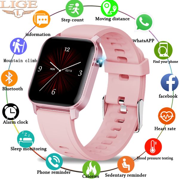 lige woman smart watch women fitness watch smart watch men waterproof music weather display for android ios reloj inteligenteg, Slivery;brown
lige woman smart watch women fitness watch smart watch men waterproof music weather display for android ios reloj inteligenteg, Slivery;brown