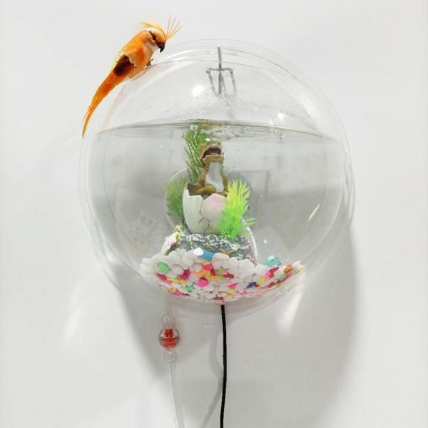 aquariums acrylic fish bowl wall-mounted aquarium tank with oxygen delivery device and lighting pet products betta
aquariums acrylic fish bowl wall-mounted aquarium tank with oxygen delivery device and lighting pet products betta