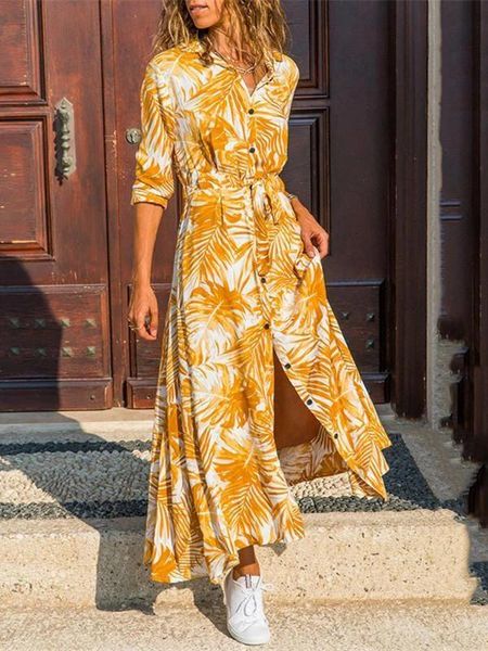 casual dresses boho women v-neck three quarts mouw leaf print belt grand zoom beach long jurk summer dress up mujer, Black;gray
casual dresses boho women v-neck three quarts mouw leaf print belt grand zoom beach long jurk summer dress up mujer, Black;gray