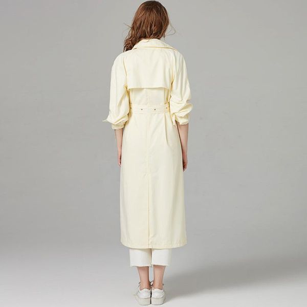 women's trench coats 2021 autumn thin windbreaker double breasted long coat european slim fit outerwear female fashion solid lapel coll, Tan;black
women's trench coats 2021 autumn thin windbreaker double breasted long coat european slim fit outerwear female fashion solid lapel coll, Tan;black