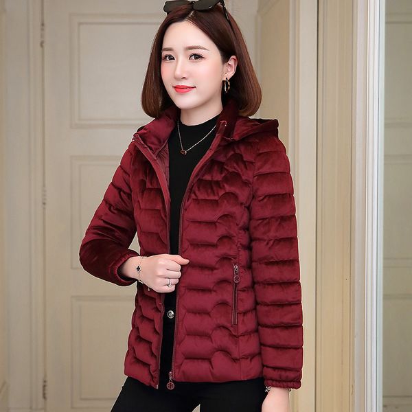 parkas winter clothes women cotton-padded coat short slim down chaqueta korean version of golden veet jacket thickened plus size ypnf, Black
parkas winter clothes women cotton-padded coat short slim down chaqueta korean version of golden veet jacket thickened plus size ypnf, Black