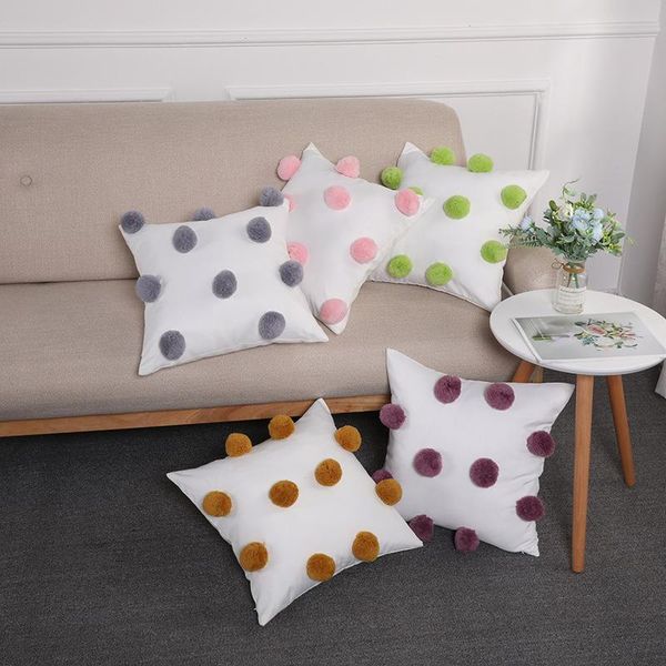 cushion/decorative pillow girl heart hair ball case modern simple ins wind cover home plush decoration sofa cushion
cushion/decorative pillow girl heart hair ball case modern simple ins wind cover home plush decoration sofa cushion
