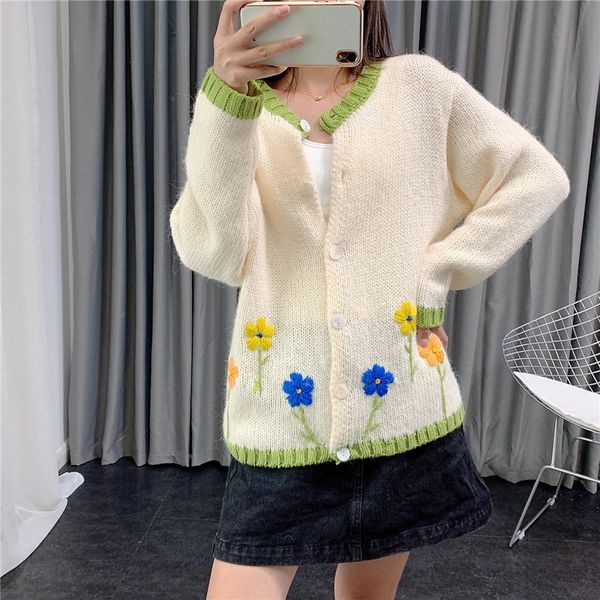 knits prairie chic embroidery women fairy soft sweater mohair knit lazy oaf cardigan knitted jacket, White
knits prairie chic embroidery women fairy soft sweater mohair knit lazy oaf cardigan knitted jacket, White