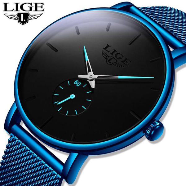 wristwatches relogio masculino lige 2021 fashion blue mens watches waterproof simple ultra-thin watch men quartz clock, Slivery;brown
wristwatches relogio masculino lige 2021 fashion blue mens watches waterproof simple ultra-thin watch men quartz clock, Slivery;brown