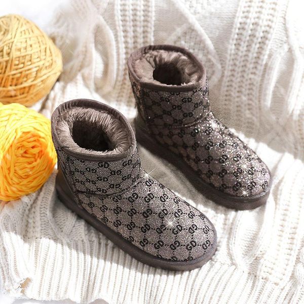 boots sequins snow 2021 winter women bling thicken warm cotton student shiny thick bottom non-slip short shoes, Black
boots sequins snow 2021 winter women bling thicken warm cotton student shiny thick bottom non-slip short shoes, Black