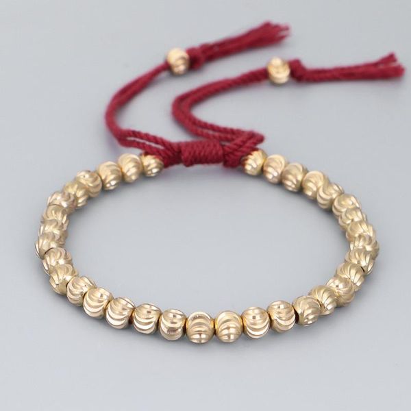 charm bracelets adjustable tibetan buddhist hand braided cotton thread copper beads lucky knots bracelet women brass girl jewelry, Golden;silver
charm bracelets adjustable tibetan buddhist hand braided cotton thread copper beads lucky knots bracelet women brass girl jewelry, Golden;silver