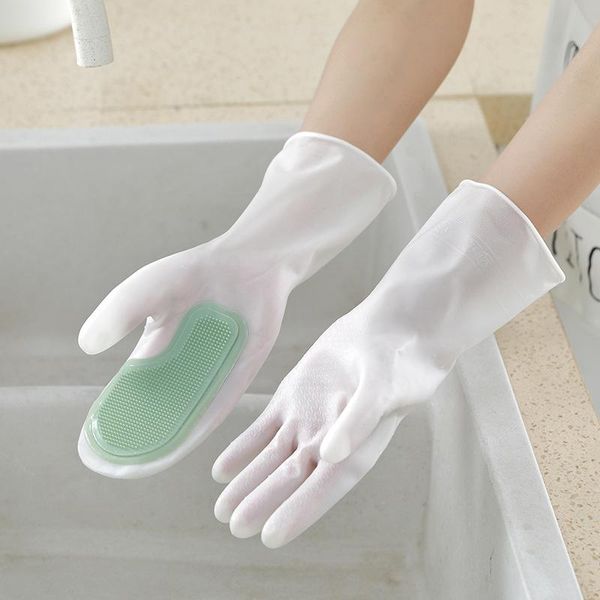 1/2pcs silicone cleaning gloves multifunction magic dish washing household scrubber kitchen clean tool scrub disposable
1/2pcs silicone cleaning gloves multifunction magic dish washing household scrubber kitchen clean tool scrub disposable