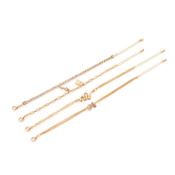bangle 4pcs gold alloy metal arrow link chain twist three layer romantic open cuff bangles/bracelet set for women wholesale, Black
bangle 4pcs gold alloy metal arrow link chain twist three layer romantic open cuff bangles/bracelet set for women wholesale, Black