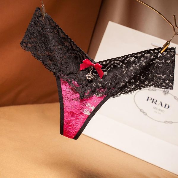 women's panties thong ladies lace european and american seamless t-pants transparent low-waisted diamond, Black;pink
women's panties thong ladies lace european and american seamless t-pants transparent low-waisted diamond, Black;pink
