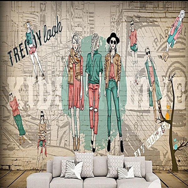 wallpapers 3d self-adhesive waterproof wallpaper personalized clothing store decoration background painting poster stickers
wallpapers 3d self-adhesive waterproof wallpaper personalized clothing store decoration background painting poster stickers