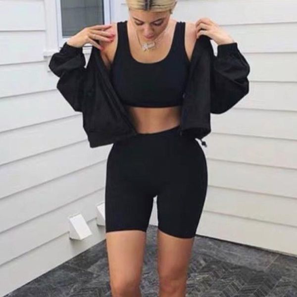 solid high waist shorts women biker fitness short bodycon black athleisure cycling korean casual women's, White;black
solid high waist shorts women biker fitness short bodycon black athleisure cycling korean casual women's, White;black